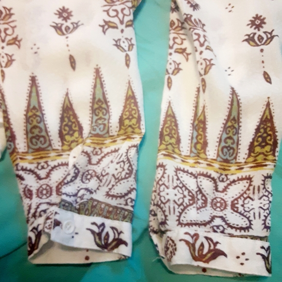 Boho Style Silence + Noise Long Sleve Open Front High Low Blouse - Picture 8 of 15